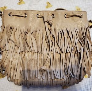 Fringe crossbody bag